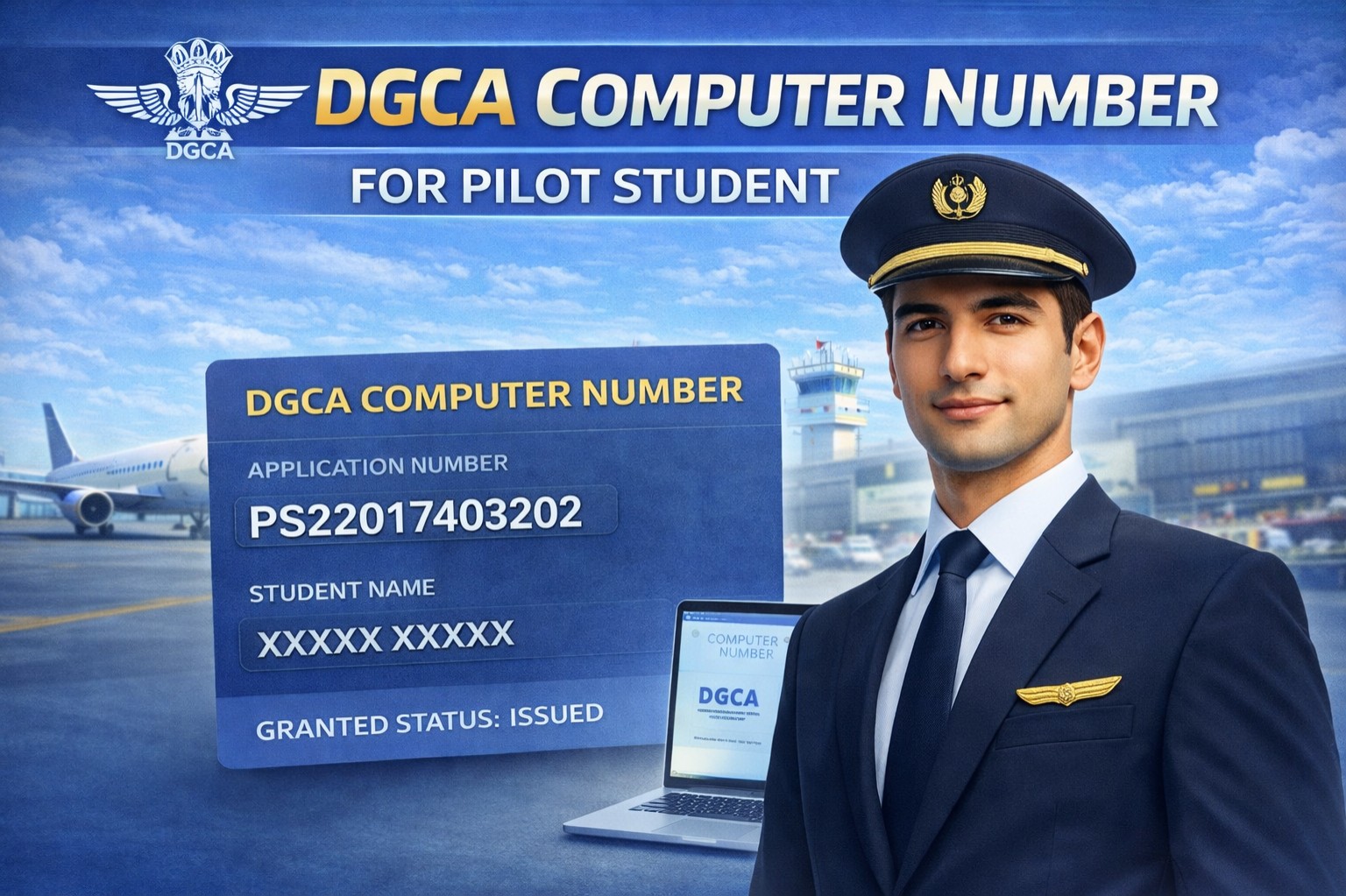 DGCA Computer Number for Pilot Student